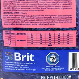 Сухий корм для цуценят великих порід Brit Premium Dog Junior L з куркою 3 кг - мініатюра 4