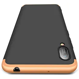 Чохол-накладка GKK 3 in 1 Hard PC Case HuAwei Y6 2019 Gold/Black - мініатюра 2