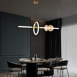 Підвісний світильник LED Levistella 79112209 led (1000) AB+BR, 1050*300 мм, вінтажний стиль для вітальні - мініатюра 3