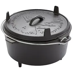 Казан з кришкою Groenberg Askja Pot 30 cm/7 L Black (266017)