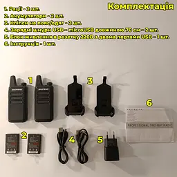 Комплект з двох рацій Baofeng BF-R5 - мініатюра 2