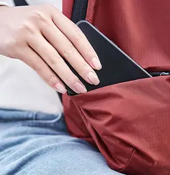 Рюкзак RunMi Z Bag Ultra Light Portable Xiaomini Backpack Red - мініатюра 2