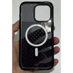 Оригінальний протиударний чохол Tech21 Evo Check MagSafe для Iphone 15 Pro Max (6.7") Smokey Black - мініатюра 13