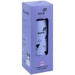 Термос з трубочкою Kite Kuromi 600 мл (HK25-1262) - мініатюра 4