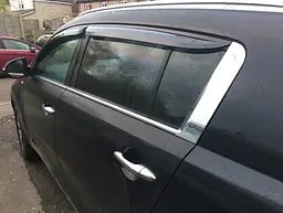 Дефлектори вікон ветровики для Kia Sportage 2010-2015 4 шт (Auto Clover) - мініатюра 5