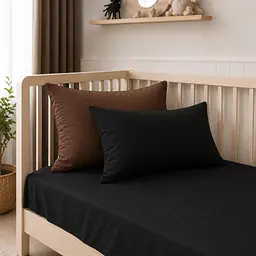 Дитяча постільна білизна MIRSON BABY фланель Black/Brown 110х160см (2200012799611) - мініатюра 9