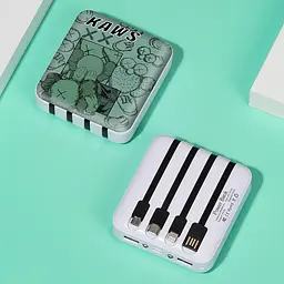 УМБ павербанк Power Bank 10000 mAh LVR 017 Kaws №3 (17689) - мініатюра 2