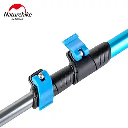 Трекінгова палиця 3-сек. Naturehike Men ST 01 6061 AL NH17D001-Z алюміній чорна - мініатюра 4