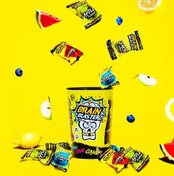 Кислі цукерки Brain Blasterz Super Sour Candy 45г - мініатюра 2