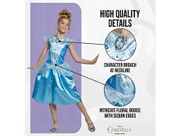 Карнавальний костюм сукня Попелюшки Disguise Disney Princess Cinderella Classic XS 3–4 роки блакитний (SKU-293) - мініатюра 5
