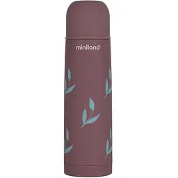 Термос для рідин Miniland Silky Thermos Flowers, 500 мл, коричневий
