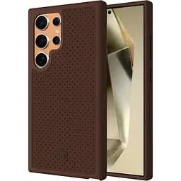 Оригінальний протиударний шкіряний чохол Samsung для Galaxy S24 Ultra Incipio Protective Leather Case Brown