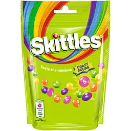 Драже Skittles Crazy Sours 136 г (4009900546102)