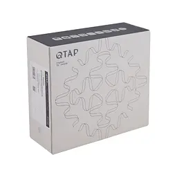 Змішувач для умивальника Qtap Gemini QTGEM270GMB45676 Gunmetal Black PVD Шліфований чорний хром - мініатюра 5
