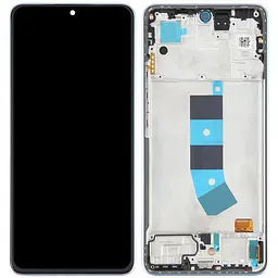 Дисплей Xiaomi Redmi Note 13 4G чорний, TFT, без функції відбитка пальця, із рамкою синього кольору, Ice Blue