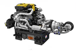 Конструктор двигун Mould King PAGANI Turbocharged V12 Engine моторозований для дітей та дорослих 761 деталей