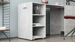 Стіл-тумба трансформер Смарт 1 Ferrum-decor 750x1450x500 ДСП Бетон 16 мм (FRD-105073) - мініатюра 5