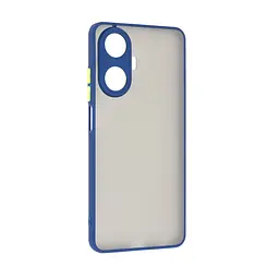 Чехол-накладка для Realme C55, Frosted Matte, синий, противоударный чехол с защитой всего корпуса, термополиуретан TPU + поликарбонат PC, ArmorStandart (ARM70484)