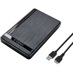 Кишеня зовнішня Dynamode, чорний, M.2, Type-C 3.2 Gen2, 1xM.2 NVMe / SATA, формат 2230/2242/2260/2280 (DM-CAD-SSD14)