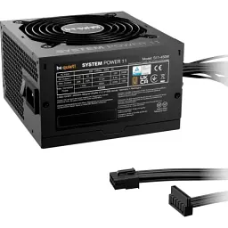 Блок живлення 450 Вт, be quiet! System Power 11, Black (BP009EU) - мініатюра 2