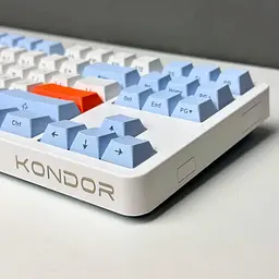Ігрова дротова механічна клавіатура Kondor Orion Classic / Дротове підключення / Grey Silent Switch / White - мініатюра 5