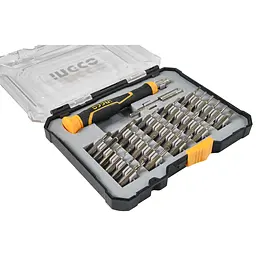 Викрутка прецизійна Ingco Industrial з набором біт 32 шт. (HKSDB0348) - мініатюра 4