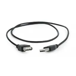 Дата кабель USB 2.0 AM/AF 0.75m Cablexpert (CC-USB2-AMAF-75CM/300-BK)