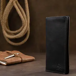 Шкіряне портмоне GRANDE PELLE 10х20х2 см acs0018653 - мініатюра 6