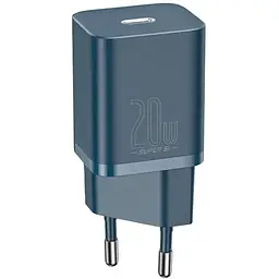 МЗП Baseus Super Si Quick Charger 20W (1USB-C) (CCSUP-B) Синій