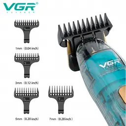 Акумуляторна машинка для стрижки волосся з тримером для бороди VGR V-961 5 Вт - мініатюра 4