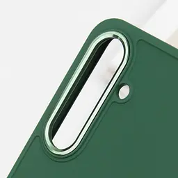 TPU чохол Bonbon Metal Style для Samsung Galaxy S23+ Зелений / Army green - мініатюра 7