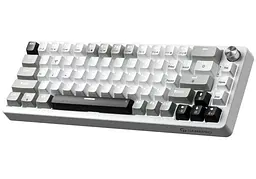 Клавиатура игровая механическая GamePro GPMK-116 Genesis Silver light USB Red Swich Hot-Swap N-KRO Grey - мініатюра 2
