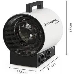 Теплова гармата Trotec TDS 20R (3кВт, 335 м3/ч) - мініатюра 2