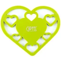 Підставка силіконова Gipfel Amour 20х17 см зелена (0297)