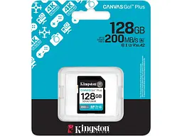 Карта пам'яті Kingston Canvas Go! Plus SDXC UHS-I U3 V30 Class 10 128 GB (SDG4/128GB) - мініатюра 3