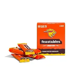 Шоколадний батончик Feastables MrBeast Peanut Butter Chocolate Snack Bar 40 г - мініатюра 2