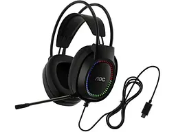 Навушники з мікрофоном AOC ACG2500BK RGB Black