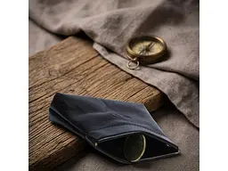 Жіноча монетниця із натуральної шкіри Italico 1615 nero Чорна 10x9 см TONY PEROTTI acs0032552 - мініатюра 5