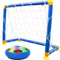 Аерофутбольний набір Hover Ball зі світлодіодним підсвічуванням і воротами на присосках
