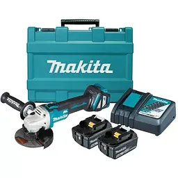 Шліфмашина кутова акумуляторна Makita DGA511RTE (125 мм, 3000-8500 об/хв, BL, LXT)