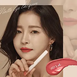 Рідка помада для губ Beauty of Majesty BOM OMG Matt Lip Lacquer #03 LoL 4 г - мініатюра 2
