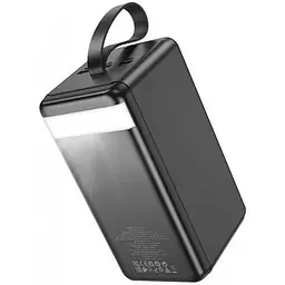 Портативна батарея Hoco J123D 90000mAh Element power bank with digital display чорна 6942007612104 - мініатюра 6