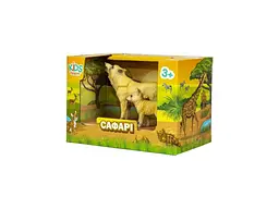 Фігурка KIDS TEAM ANIMALS тварини "Сафарі" Q9899-A34 Вовк і вовченя в асорт. - мініатюра 4