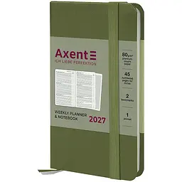 Щотижневик Axent 2027 Pocket Strong 90x150 мм хакі (8508-27-65-A)