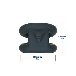 Подвійне ерекційне кільце Lux Active Tug Versatile Silicone Cock Ring, 5.8х2.8 см - мініатюра 2
