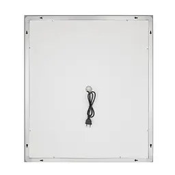 Дзеркало Qtap Mideya 700x800 з LED-підсвічуванням Touch, з антизапотіванням, з годинником, диммером яскравості QT2078DCF7080W - мініатюра 6