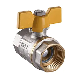 Кран кульовий прямий Solomon 1″ ВВ ЖБ PN40 В1007 - мініатюра 2