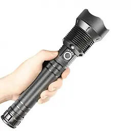 Ліхтар ручний Voltronic XHP90 LED XHP90, 45W, 7 режимів, ZOOM, 6200mah, IP40, USB, 260х60х35 - мініатюра 5