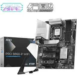 Материнська плата MSI PRO B860-P WIFI s1851 B860 4xDDR5 M.2 HDMI DP WiFi BT ATX - мініатюра 5