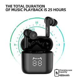 Навушники бездротові iMiLab imiki T13 Black - мініатюра 6